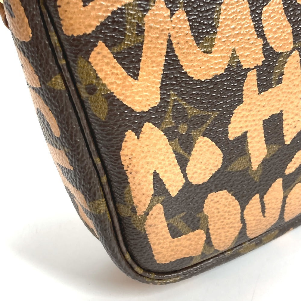 LOUIS VUITTON M92193 モノグラムグラフィティ ポシェット アクセソワール ハンドバッグ カバン 肩掛け アクセサリーポーチ ショルダーバッグ モノグラムグラフィティキャンバス レディース オレンジ