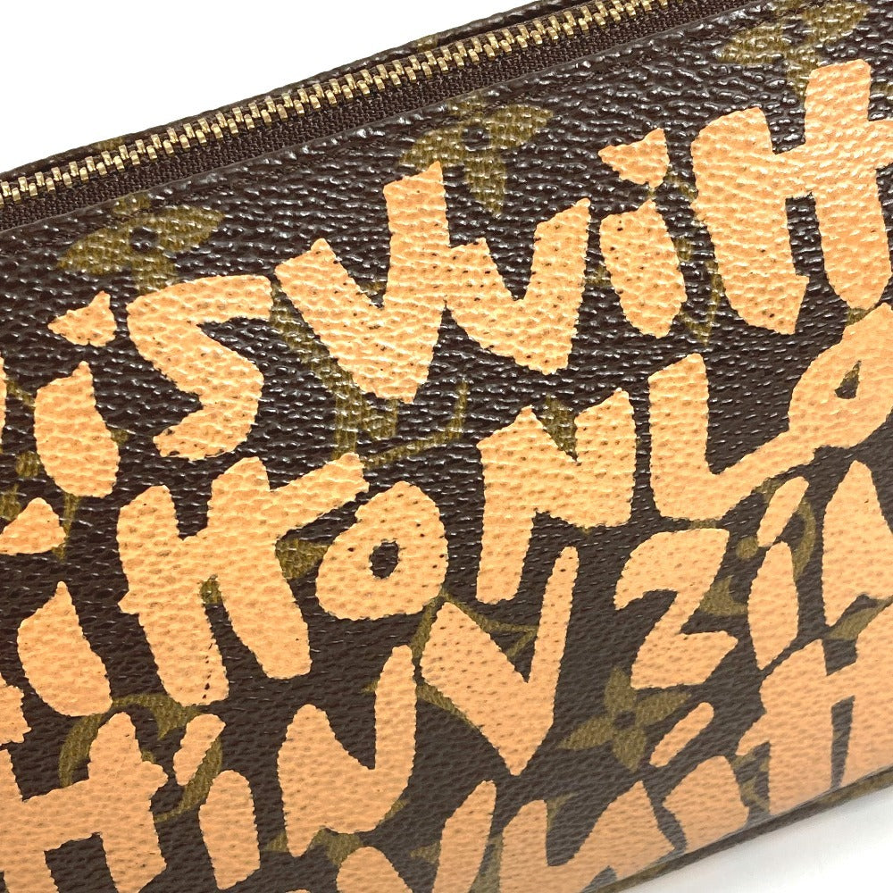 LOUIS VUITTON M92193 モノグラムグラフィティ ポシェット アクセソワール ハンドバッグ カバン 肩掛け アクセサリーポーチ ショルダーバッグ モノグラムグラフィティキャンバス レディース オレンジ
