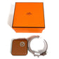 HERMES Interior Volt'H Mini Charger Mobile Battery Goods Leather Unisex Brown