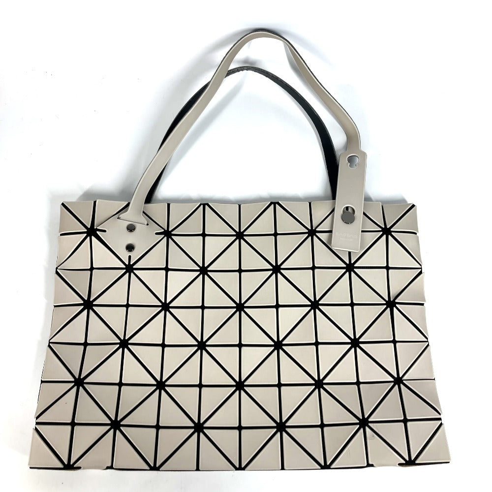 ISSEY MIYAKE バオバオ BAOBAO 横長 トートバッグ 肩掛け カバン ショルダーバッグ PVC/レザー ユニセックス ベージュ