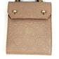 Salvatore Ferragamo Shoulder Bag Shoulder Wallet Gancini Logo Compact Wallet Trifold Wallet Leather Unisex Beige