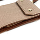 Salvatore Ferragamo Shoulder Bag Shoulder Wallet Gancini Logo Compact Wallet Trifold Wallet Leather Unisex Beige