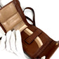 Salvatore Ferragamo Shoulder Bag Shoulder Wallet Gancini Logo Compact Wallet Trifold Wallet Leather Unisex Beige