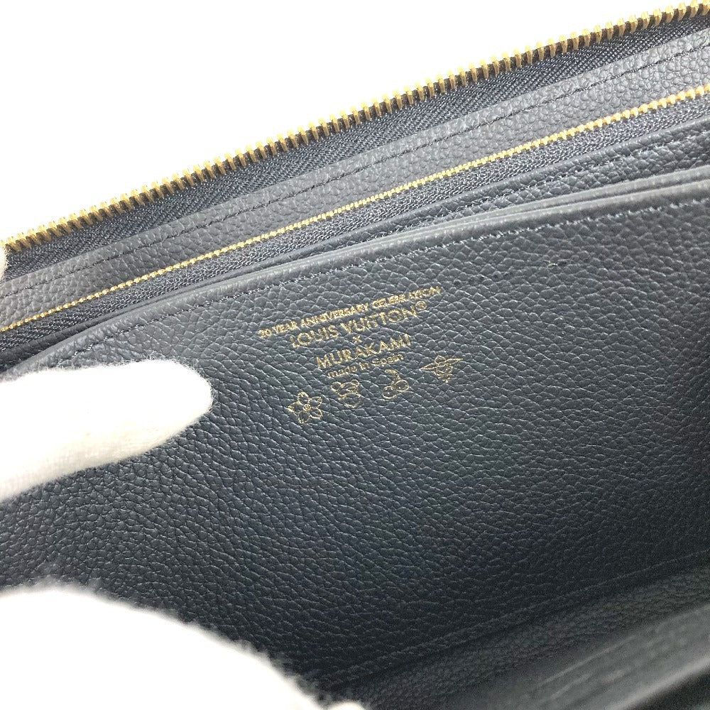 LOUIS VUITTON M14160 LV × TM Monogram Empreinte Zippy Wallet ลิมิเต็ดเฉพาะญี่ปุ่น ลายแพนด้าของ Takashi Murakami กระเป๋าสตางค์ซิปรอบ Monogram Empreinte Leather Unisex สี Noir Black