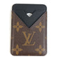 LOUIS VUITTON M13185 Monogram Porte Carte Magnet อุปกรณ์เสริมมือถือ เคสการ์ด Magsafe แคนวาส Monogram ยูนิเซ็กส์ สีน้ำตาล