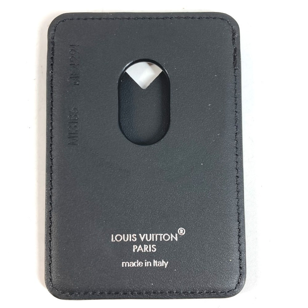 LOUIS VUITTON M13185 Monogram Porte Carte Magnet อุปกรณ์เสริมมือถือ เคสการ์ด Magsafe แคนวาส Monogram ยูนิเซ็กส์ สีน้ำตาล