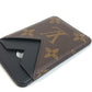 LOUIS VUITTON M13185 Monogram Porte Carte Magnet อุปกรณ์เสริมมือถือ เคสการ์ด Magsafe แคนวาส Monogram ยูนิเซ็กส์ สีน้ำตาล