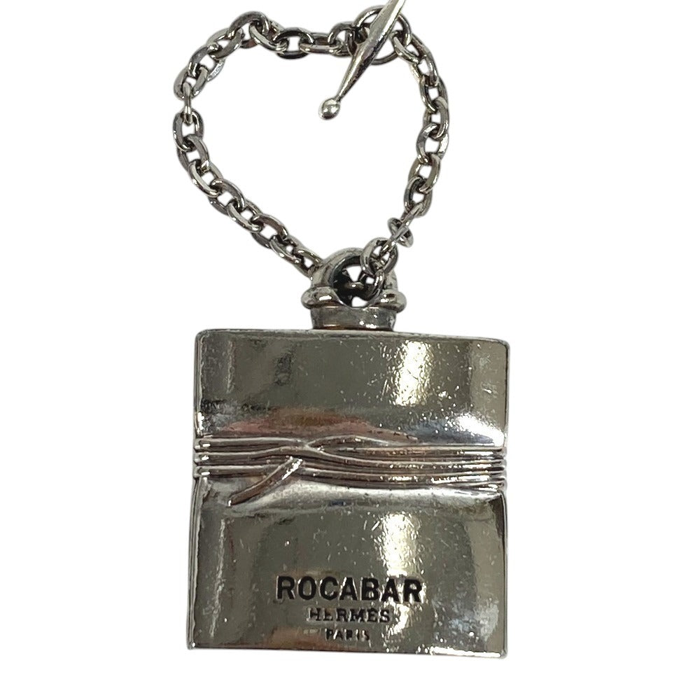 HERMES ROCABAR 로카바르 バッグチャーム チェーン キーホルダー メタル ユニセックス シルバー