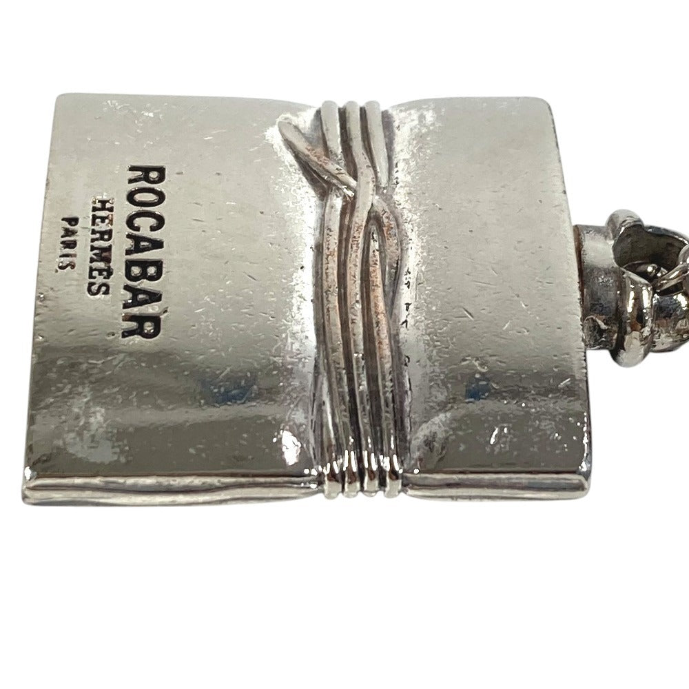 HERMES ROCABAR 로카바르 バッグチャーム チェーン キーホルダー メタル ユニセックス シルバー