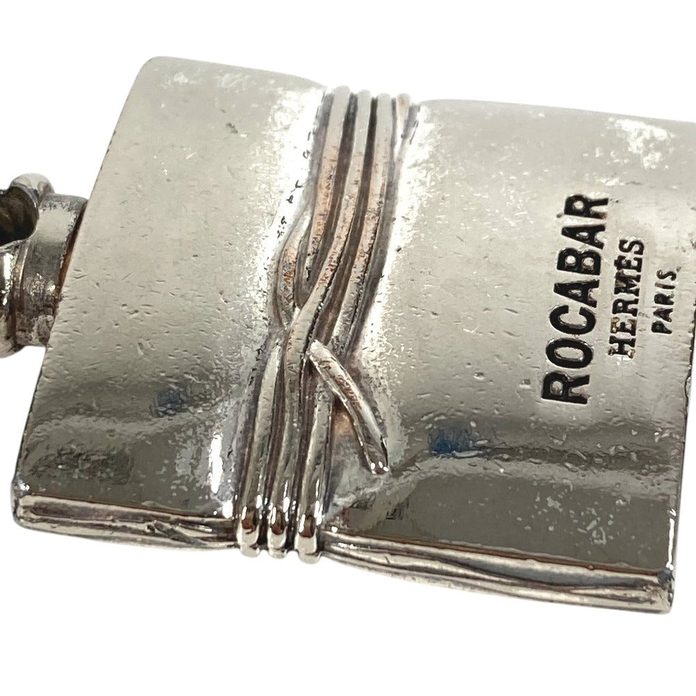 HERMES ROCABAR 로카바르 バッグチャーム チェーン キーホルダー メタル ユニセックス シルバー