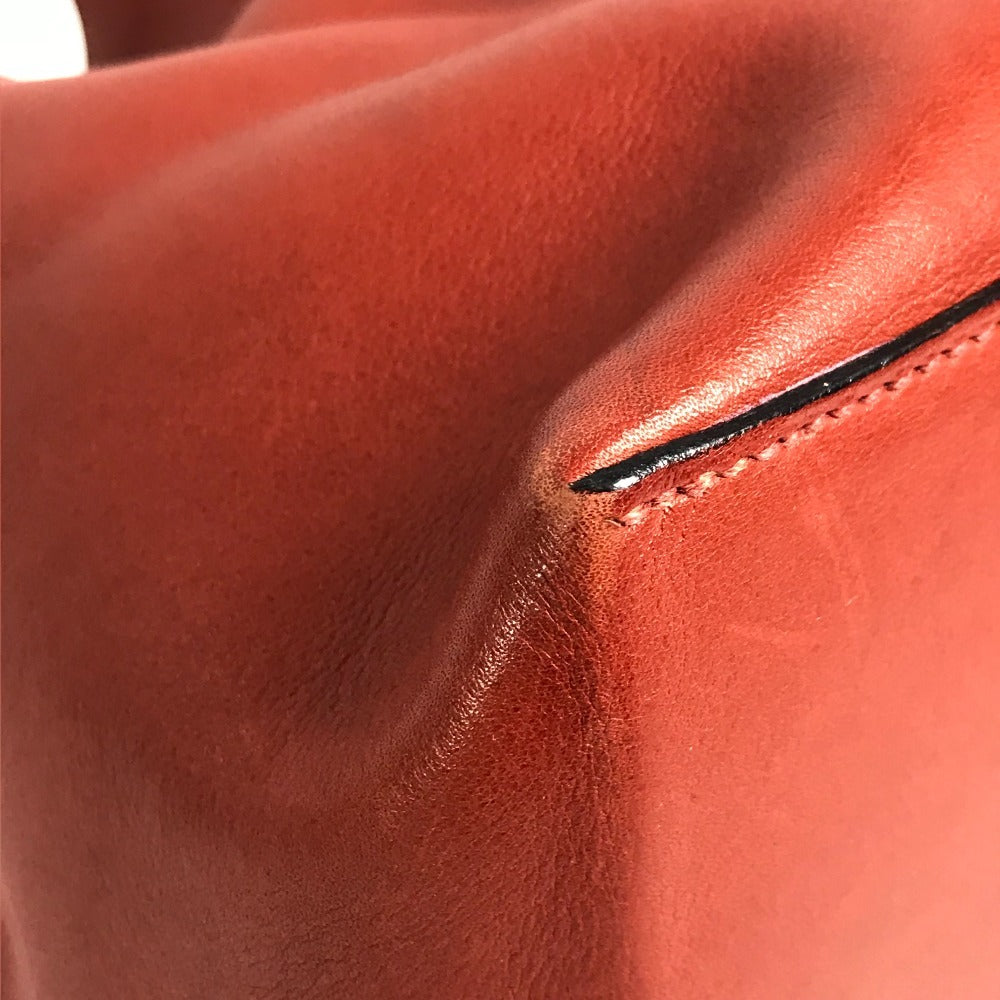 HERMES リコル17 リコル 17 カバン 肩掛け ばけつ バケツ ショルダーバッグ レザー ユニセックス レッド