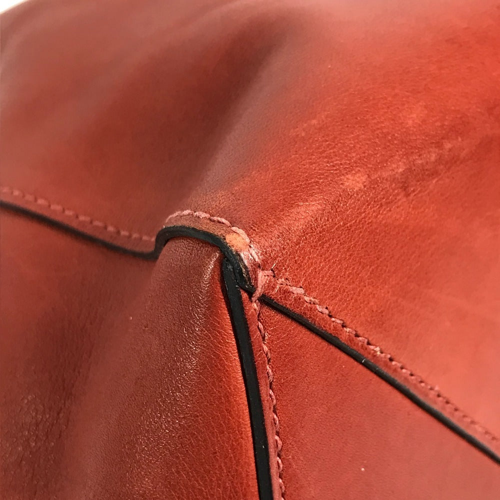 HERMES リコル17 リコル 17 カバン 肩掛け ばけつ バケツ ショルダーバッグ レザー ユニセックス レッド