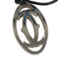 CARTIER T1220157 2C Decor สร้อยคอ ชอคเกอร์ หนังประดับโลหะจี้เงินยูนิเซ็กส์