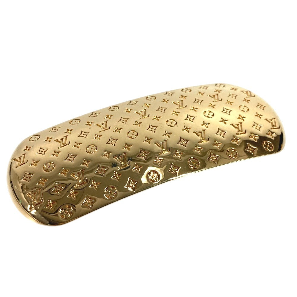 LOUIS VUITTON M80277 โมโนแกรม นาโนแกรม บาร์เร็ตต์ เครื่องประดับผม กิ๊บติดผม โลหะ สำหรับสุภาพสตรี สีทอง