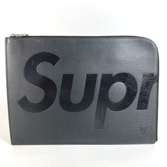 LOUIS VUITTON M67754 エピ シュプリーム supreme ポシェットジュールGM Pochette Jour GM Black clutch bag ポーチ クラッチバッグ エピレザー メンズ ノワール ブラック