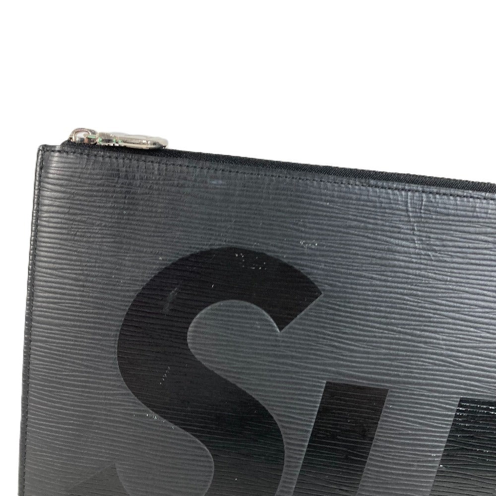 LOUIS VUITTON M67754 เอปิ ชูพรีม supreme โปเชต์ต์ ชูร์ GM Pochette Jour GM Black clutch bag กระเป๋าถือ กระเป๋าคลัทช์ หนังเอปิ สำหรับผู้ชาย สีดำ นัวร์