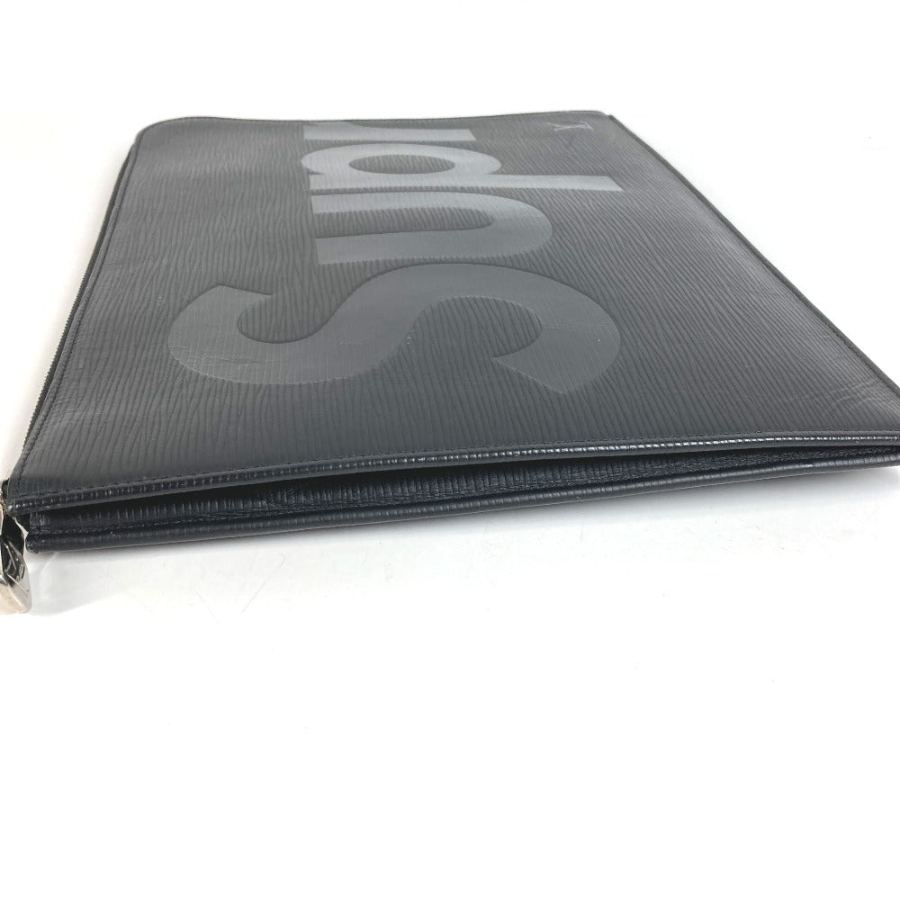 LOUIS VUITTON M67754 เอปิ ชูพรีม supreme โปเชต์ต์ ชูร์ GM Pochette Jour GM Black clutch bag กระเป๋าถือ กระเป๋าคลัทช์ หนังเอปิ สำหรับผู้ชาย สีดำ นัวร์