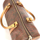 ETRO กระเป๋าทรงกระบอก ลายเพสลีย์ โลโก้ สะพายไหล่/ถือ หนัง/แคนวาส สำหรับทุกเพศ สีแดงไวน์