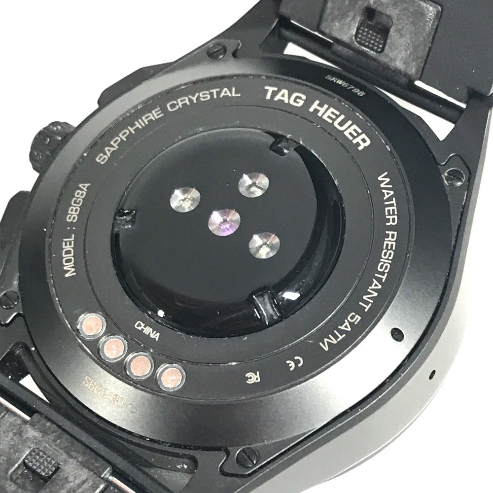 TAG HEUER SBG8A80 Connected Calibre E3 45mm Connected Watch Smartwatch Titanium Men's Black