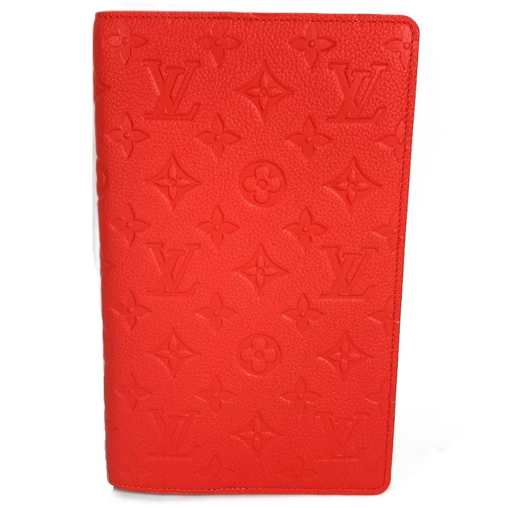 LOUIS VUITTON GI1358 モノグラムアンプラント ノートブックカバーMM エミリー ステーショナリー 手帳 メモ帳 ケース ノートカバー モノグラムアンプラントレザー ユニセックス コーラル ピンク系