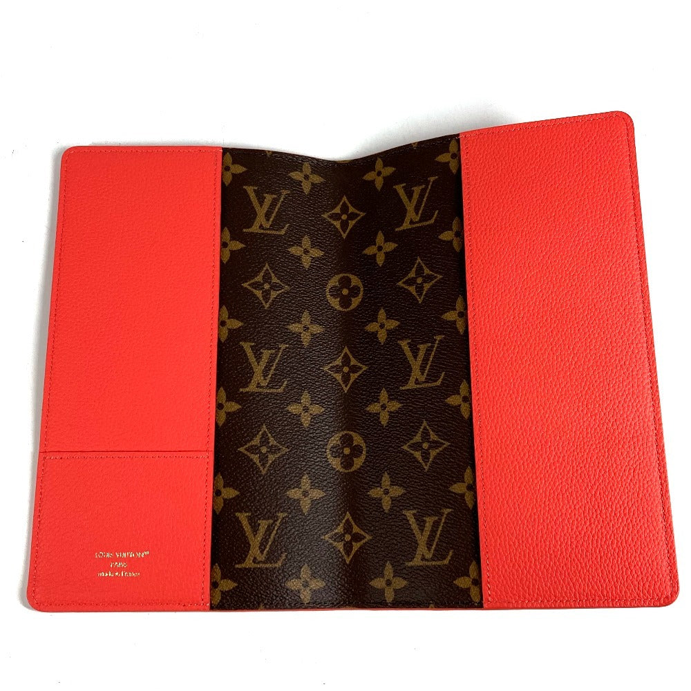 LOUIS VUITTON GI1358 モノグラムアンプラント ノートブックカバーMM エミリー ステーショナリー 手帳 メモ帳 ケース ノートカバー モノグラムアンプラントレザー ユニセックス コーラル ピンク系