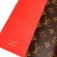 LOUIS VUITTON GI1358 モノグラムアンプラント ノートブックカバーMM エミリー ステーショナリー 手帳 メモ帳 ケース ノートカバー モノグラムアンプラントレザー ユニセックス コーラル ピンク系