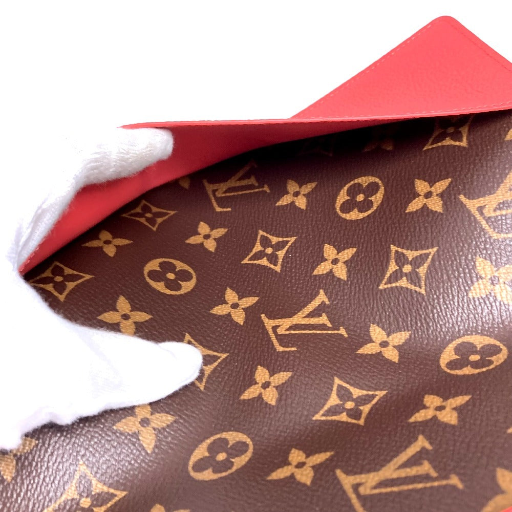 LOUIS VUITTON GI1358 モノグラムアンプラント ノートブックカバーMM エミリー ステーショナリー 手帳 メモ帳 ケース ノートカバー モノグラムアンプラントレザー ユニセックス コーラル ピンク系