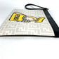FENDI 7N0134 タロアウト Tarout コラボ ズッカ ロゴ クラッチバッグ ポーチ カバン セカンドバッグ クラッチバッグ レザー ユニセックス ホワイト