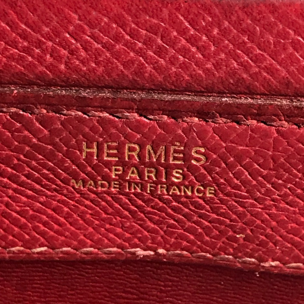 HERMES ヴィンテージ ベリー 肩掛け トートバッグ カバン ショルダーバッグ クシュベル ユニセックス レッド