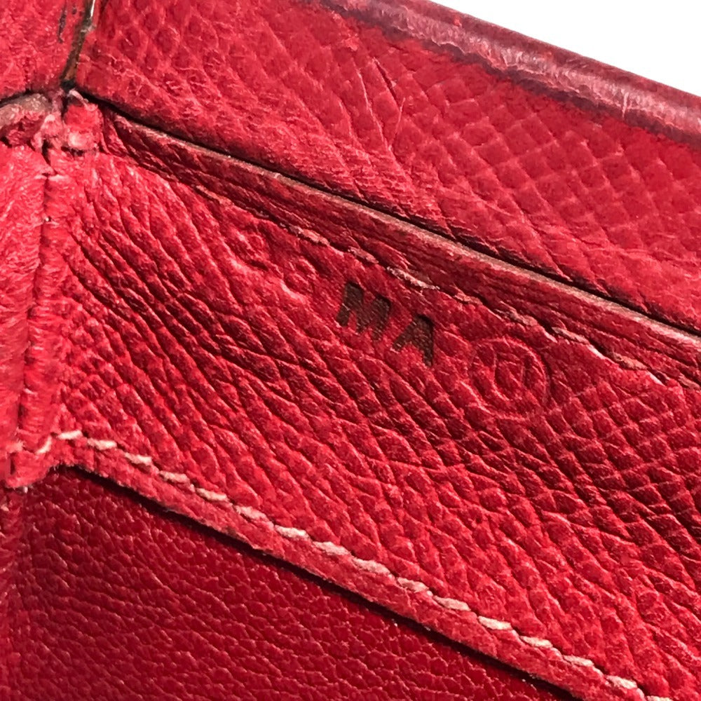 HERMES ヴィンテージ ベリー 肩掛け トートバッグ カバン ショルダーバッグ クシュベル ユニセックス レッド