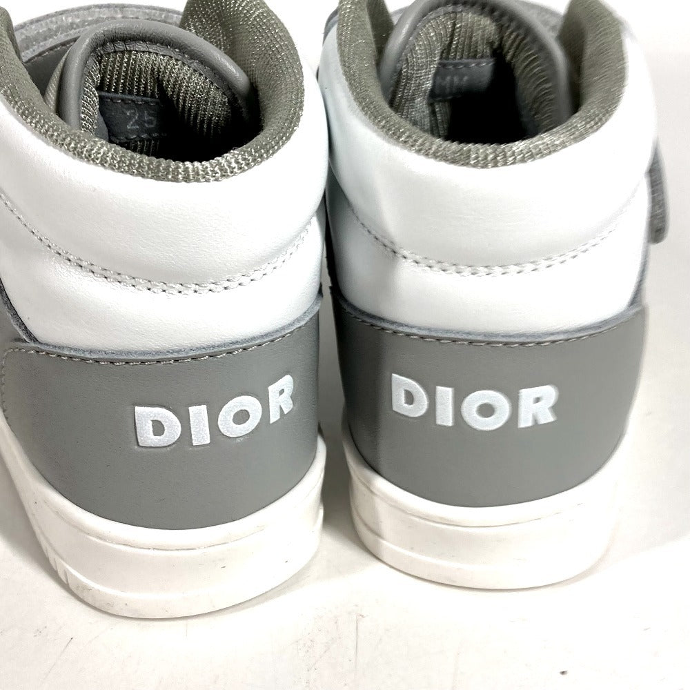 Dior 1WBS45SHOC_Y43C トロッター ロゴ ベビー B27 アップタウン ロートップスニーカー 靴 シューズ 紐 スニーカー レザー キッズ グレー