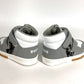 Dior 1WBS45SHOC_Y43C トロッター ロゴ ベビー B27 アップタウン ロートップスニーカー 靴 シューズ 紐 スニーカー レザー キッズ グレー