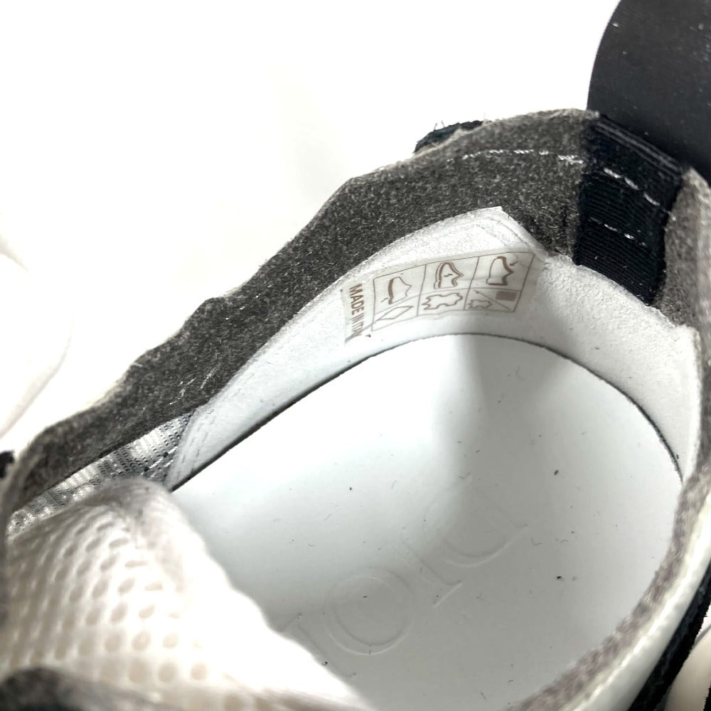 Dior トロッター ロゴ 靴 シューズ 紐 スニーカー スエード キッズ ブラック