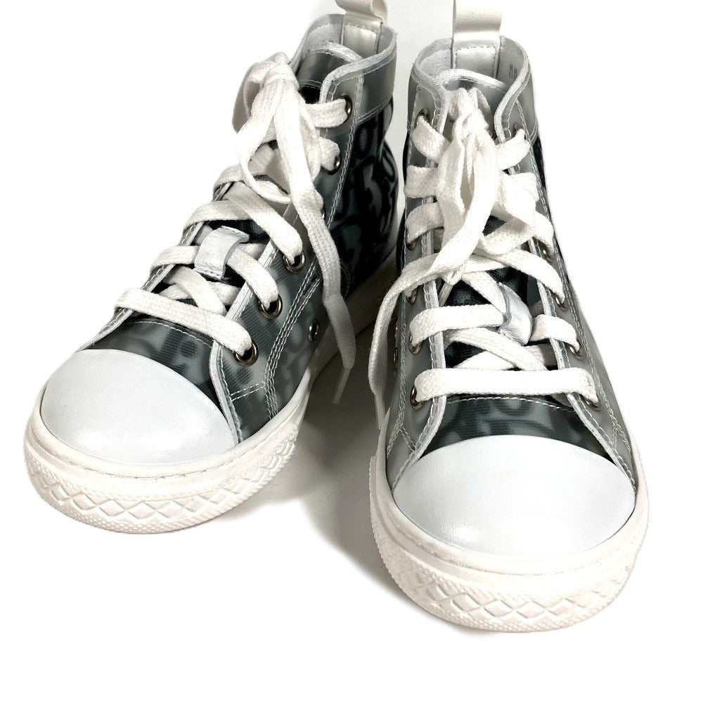 Dior 0SBS21SHOA_Y43I トロッター ロゴ B23 リーグ ハイトップスニーカー 靴 シューズ 紐 ハイカット スニーカー PVC キッズ グレー