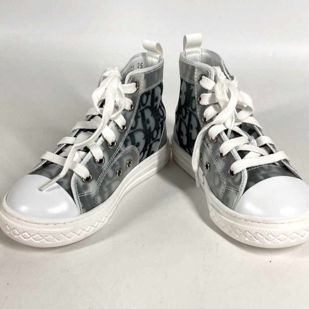 Dior 0SBS21SHOA_Y43I トロッター ロゴ B23 リーグ ハイトップスニーカー 靴 シューズ 紐 ハイカット スニーカー PVC キッズ グレー