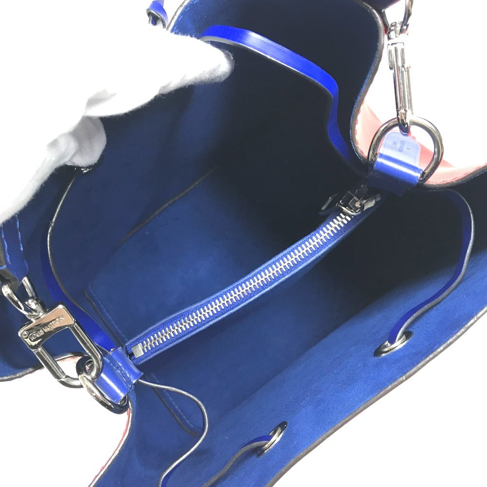 LOUIS VUITTON M54365 エピ ネオノエ バイカラー バケツ型 肩掛け カバン 2WAYバッグ ハンドバッグ ショルダーバッグ エピレザー レディース コクリコ レッド