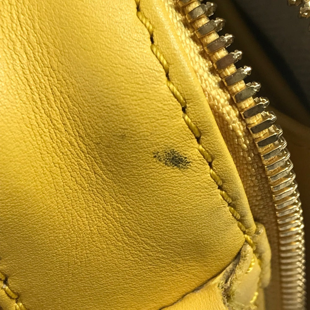 LOUIS VUITTON M45507 パナームライン テイクオフ 斜め掛け カバン ポシェット ショルダーバッグ レザー レディース イエロー