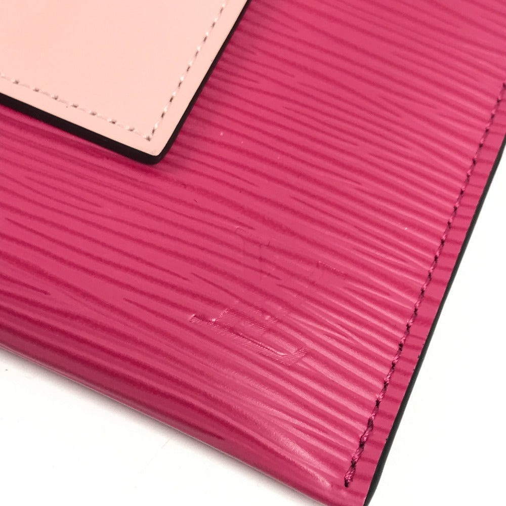 LOUIS VUITTON M62253 エピ ポシェット プラット カバン セカンドバッグ ポーチ クラッチバッグ エピレザー レディース コクリコ ピンク