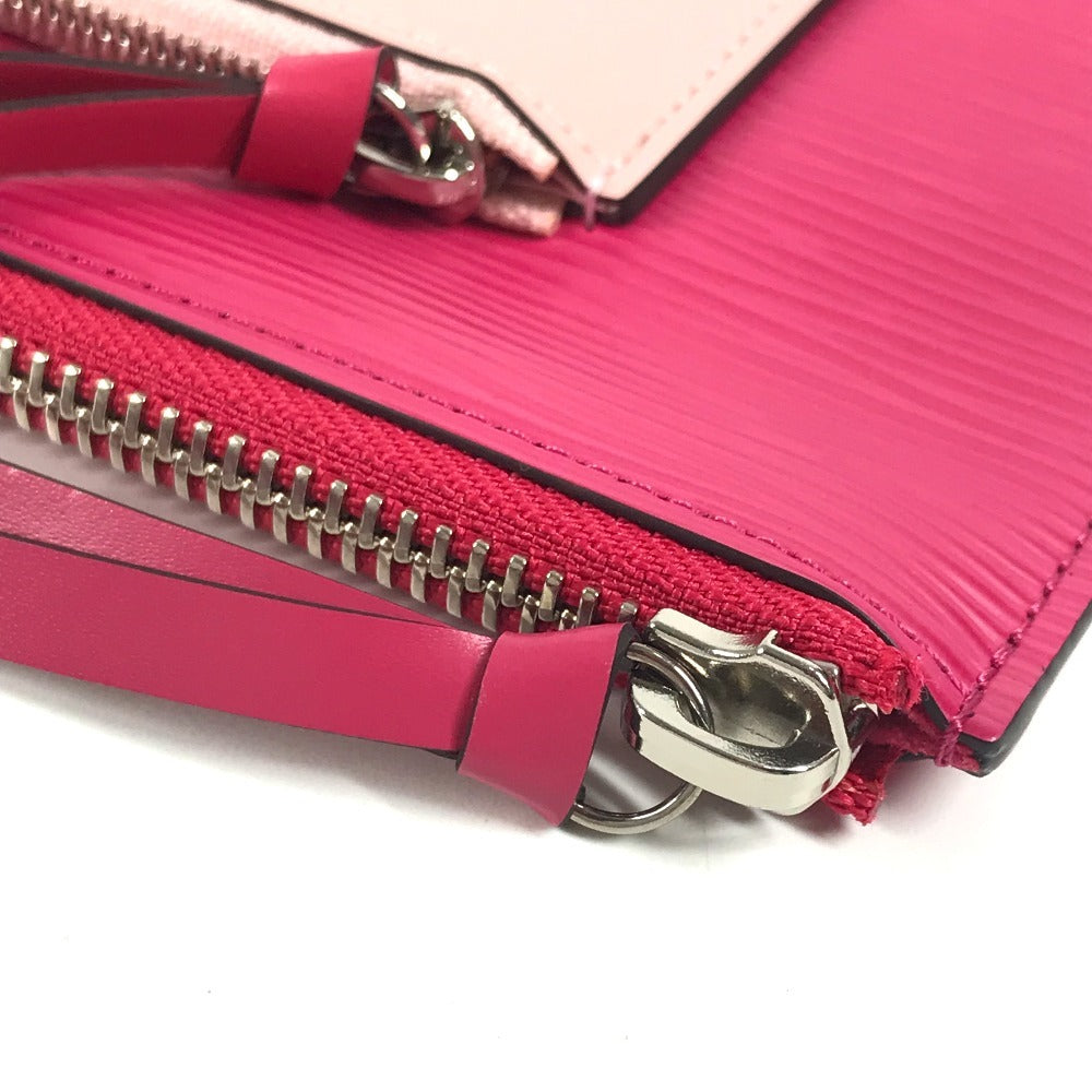 LOUIS VUITTON M62253 エピ ポシェット プラット カバン セカンドバッグ ポーチ クラッチバッグ エピレザー レディース コクリコ ピンク