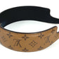 LOUIS VUITTON モノグラムリバース ヘッドバンド LV アウトライン アクセサリー ヘアアクセサリー カチューシャ モノグラムリバースキャンバス レディース ブラウン