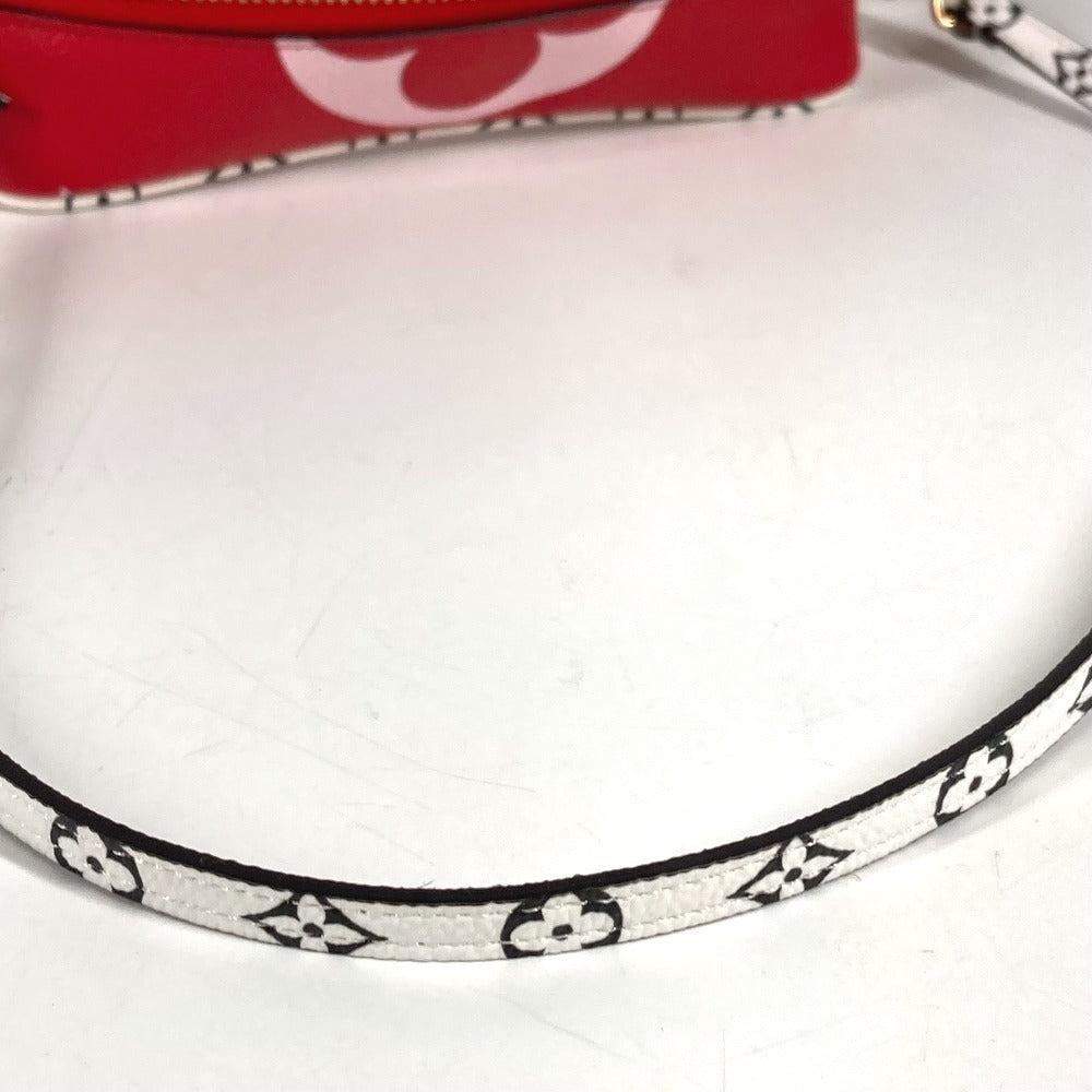 LOUIS VUITTON M67601 モノグラムジャイアント ビーチポーチ ハンドバッグ カバン 肩掛け ショルダーバッグ モノグラムジャイアントキャンバス レディース レッド