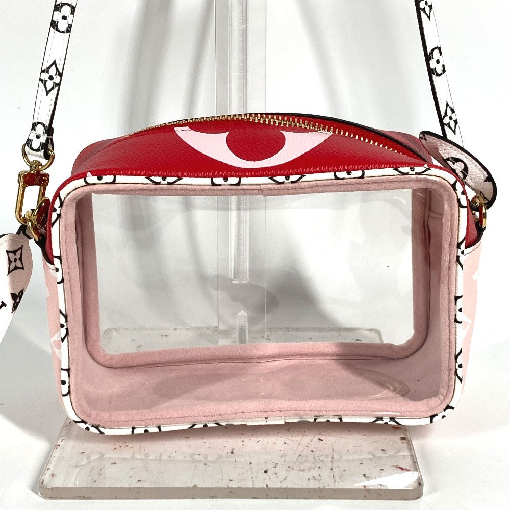 LOUIS VUITTON M67601 モノグラムジャイアント ビーチポーチ ハンドバッグ カバン 肩掛け ショルダーバッグ モノグラムジャイアントキャンバス レディース レッド