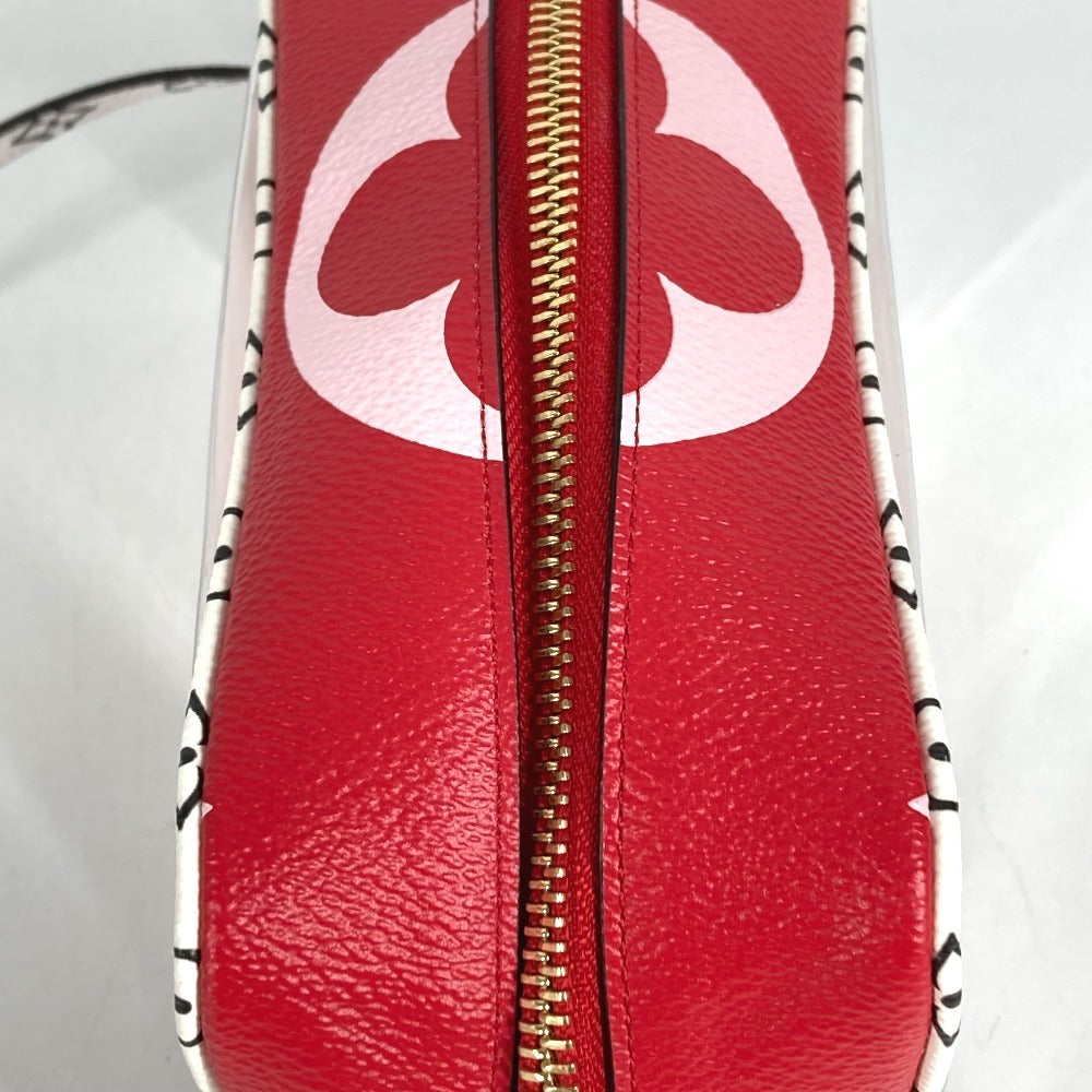 LOUIS VUITTON M67601 モノグラムジャイアント ビーチポーチ ハンドバッグ カバン 肩掛け ショルダーバッグ モノグラムジャイアントキャンバス レディース レッド