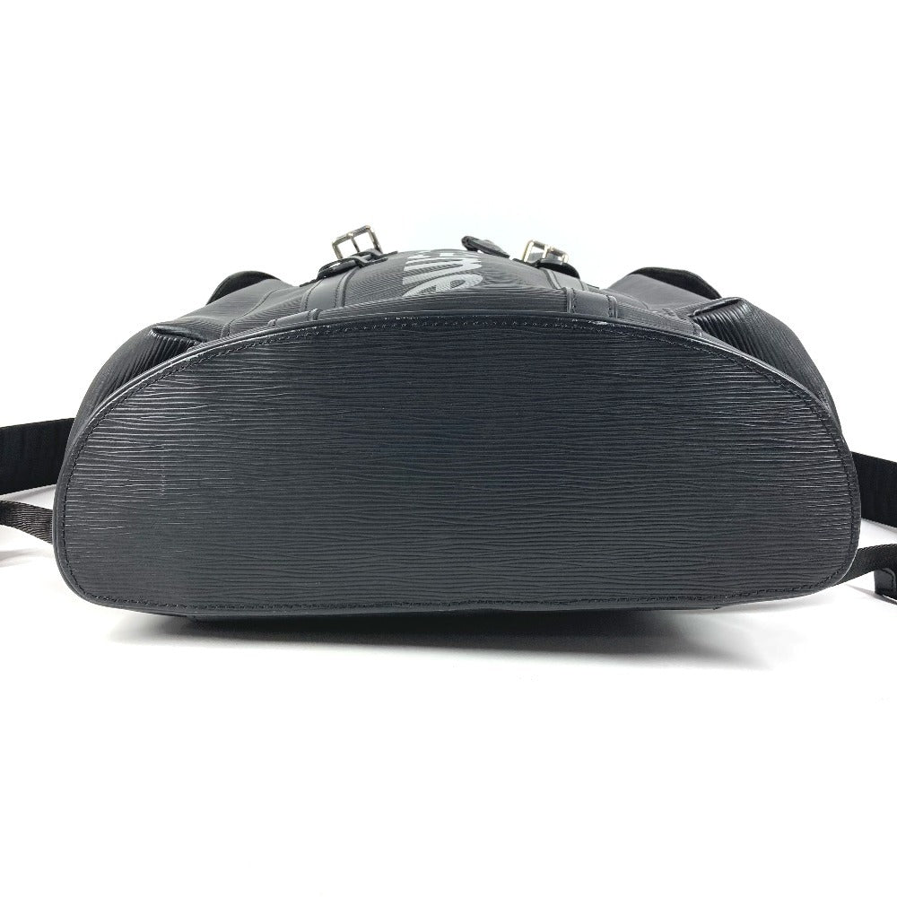 LOUIS VUITTON M53413 エピ Supreme シュプリームコラボ クリストファーPM バックパック クリストファー PM カバン リュックサック エピレザー メンズ ノワール ブラック
