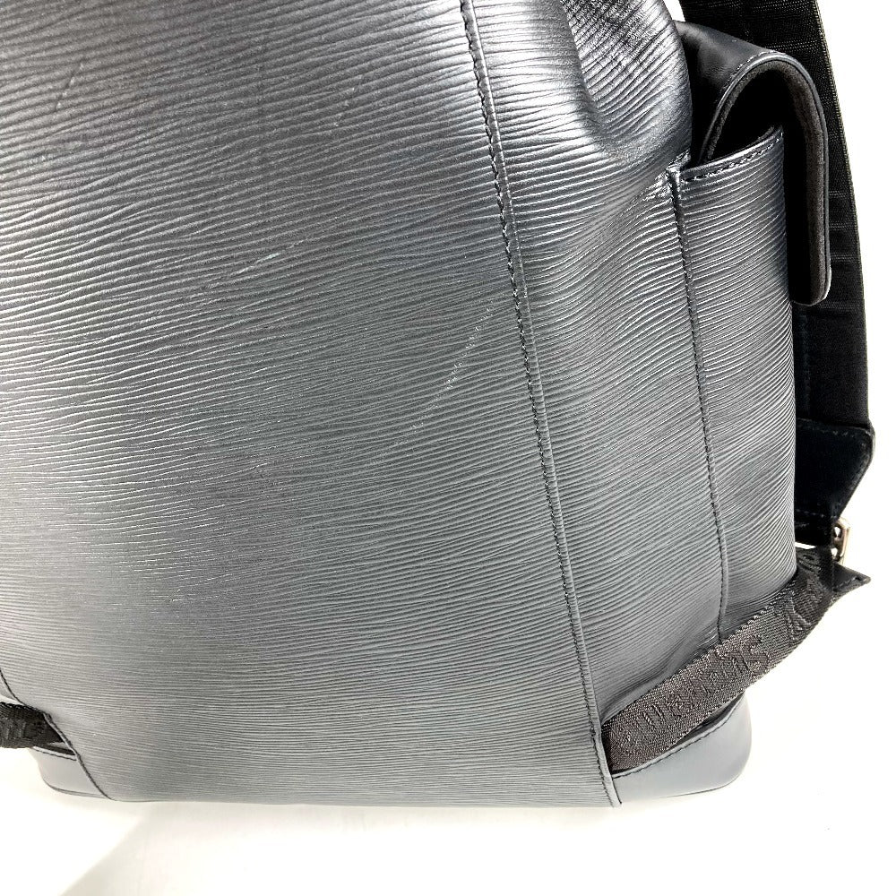 LOUIS VUITTON M53413 エピ Supreme シュプリームコラボ クリストファーPM バックパック クリストファー PM カバン リュックサック エピレザー メンズ ノワール ブラック