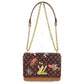 LOUIS VUITTON M44408 モノグラム キャットグラム 猫 サック ツイスト MM サックツイストMM カバン チェーンバッグ 斜め掛け Wチェーン ショルダーバッグ モノグラムキャンバス レディース ブラウン