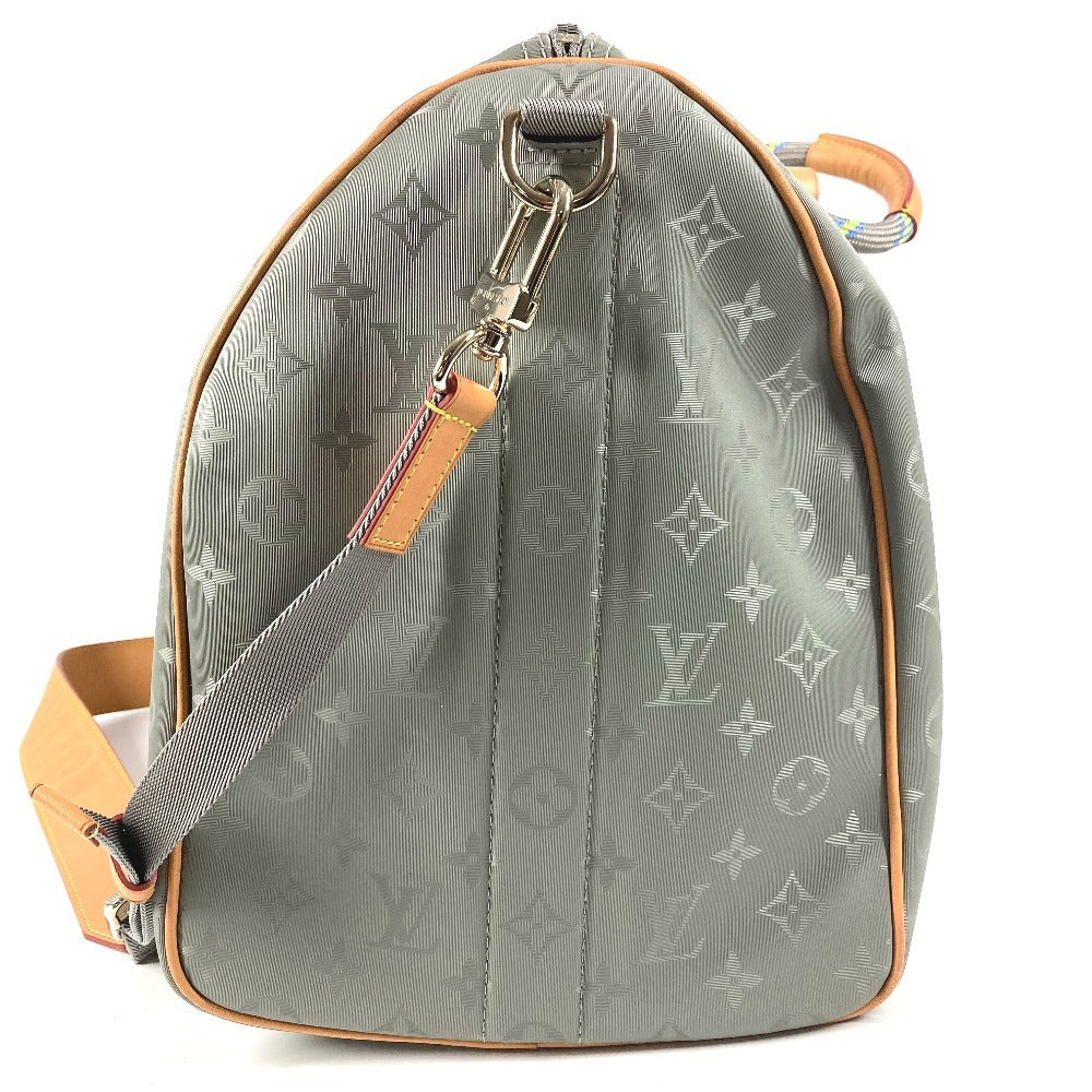LOUIS VUITTON M43886 モノグラムチタニウム キーポル バンドリエール 50 カバン 旅行バッグ トラベルバッグ ハンドバッグ 2WAYバッグ ショルダーバッグ ボストンバッグ レザー/キャンバス メンズ グレー