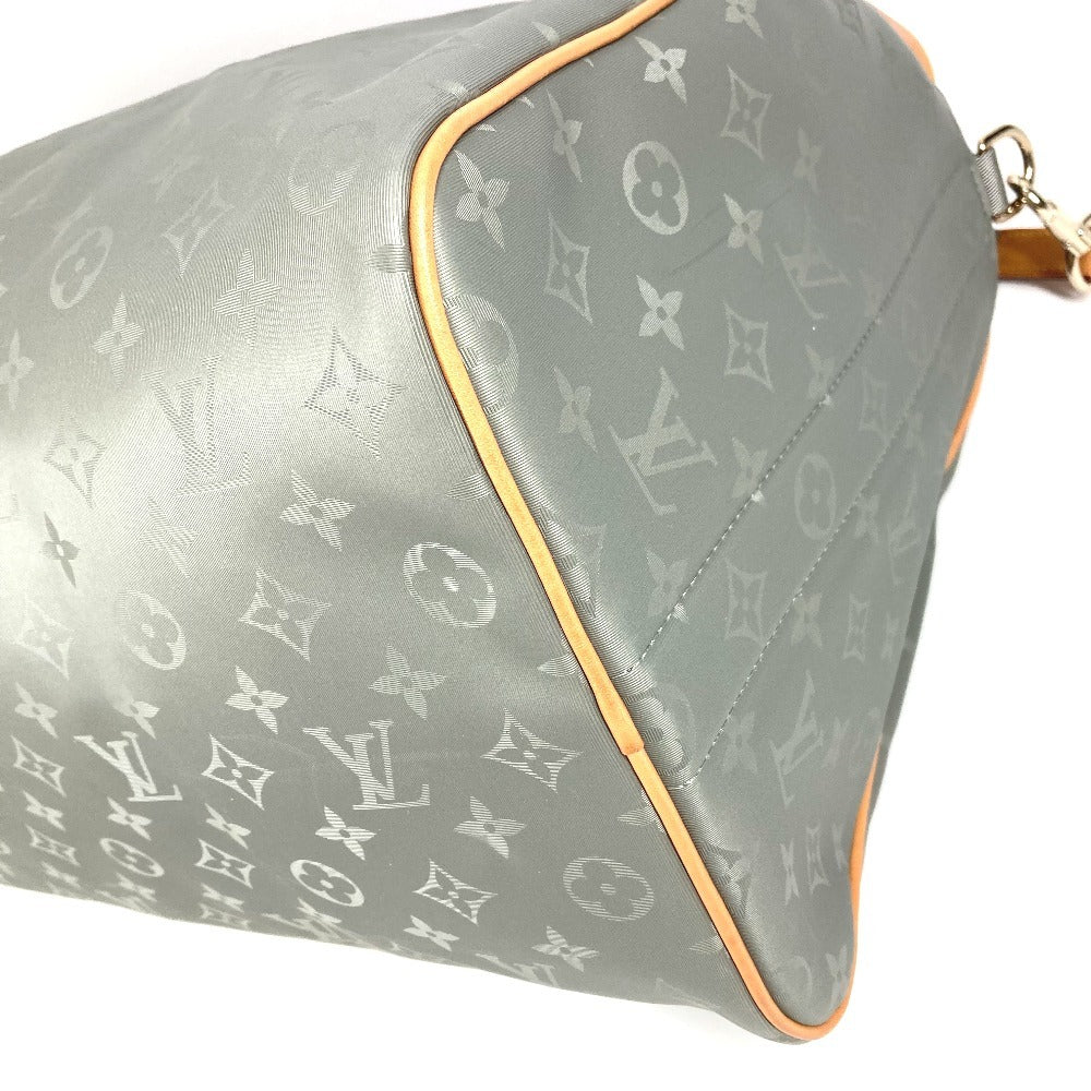LOUIS VUITTON M43886 モノグラムチタニウム キーポル バンドリエール 50 カバン 旅行バッグ トラベルバッグ ハンドバッグ 2WAYバッグ ショルダーバッグ ボストンバッグ レザー/キャンバス メンズ グレー