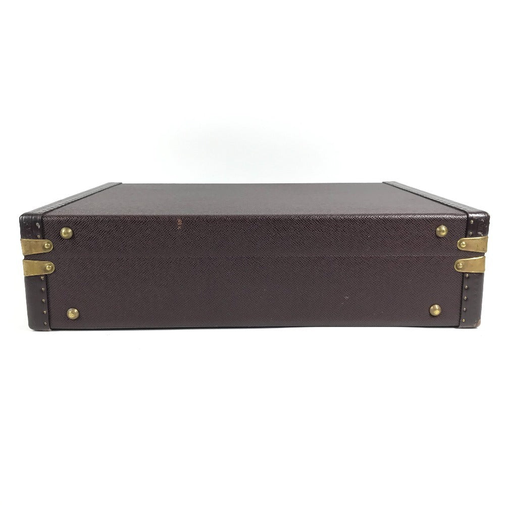 LOUIS VUITTON M30006 タイガ プレジデント ハンドバッグ カバン ビジネスバッグ ボックス BOX トランク タイガレザー ユニセックス アカジュー パープル