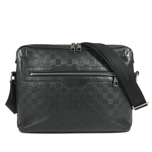 LOUIS VUITTON N41201 ダミエアンフィニ カリプソMM カリプソ MM カバン 斜め掛け メッセンジャーバッグ ショルダーバッグ ダミエアンフィニレザー ユニセックス オニキス ブラック
